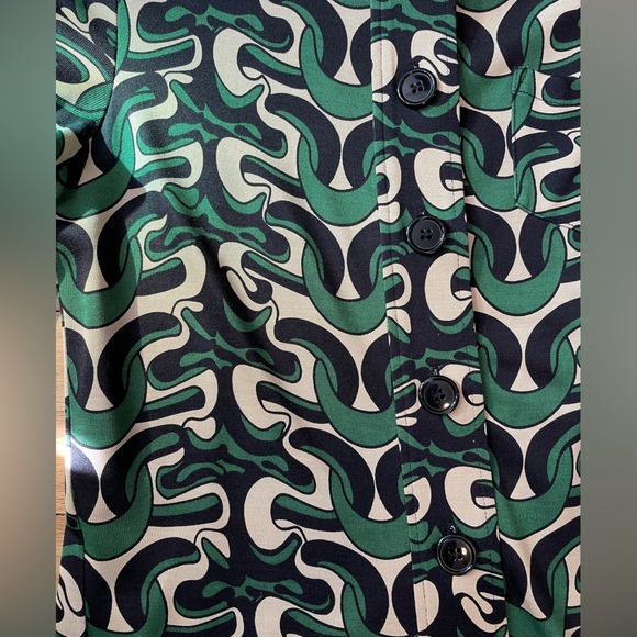 Diane von Furstenberg Silk Long Sleeve Dress, 2 - Picture 5 of 15